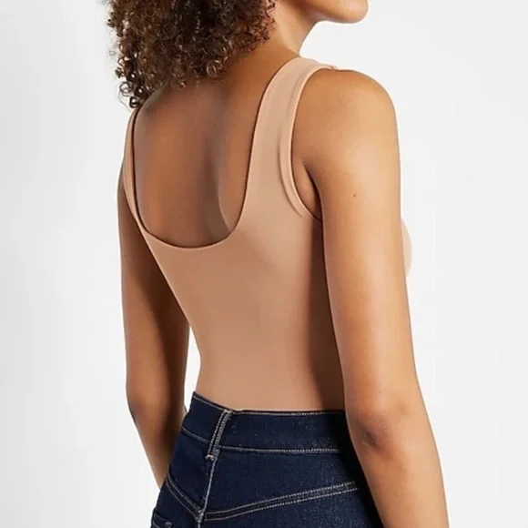 Express Body Contour Camel colored bodysuit size XS - Picture 2 of 8